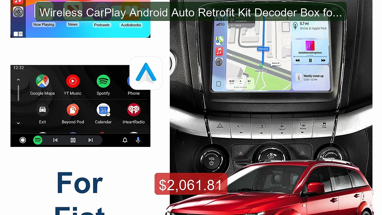 Wireless CarPlay Android Auto Retrofit Kit Decoder Box for Fiat Fre... -- Top Rated 2026 | Buy Now!