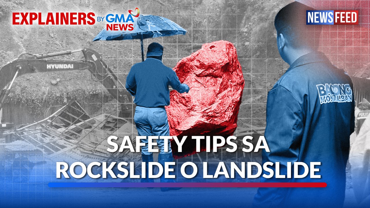 #MaymayPH – Ano ang dapat gawin kapag may rockslide o landslide? | GMA News Feed