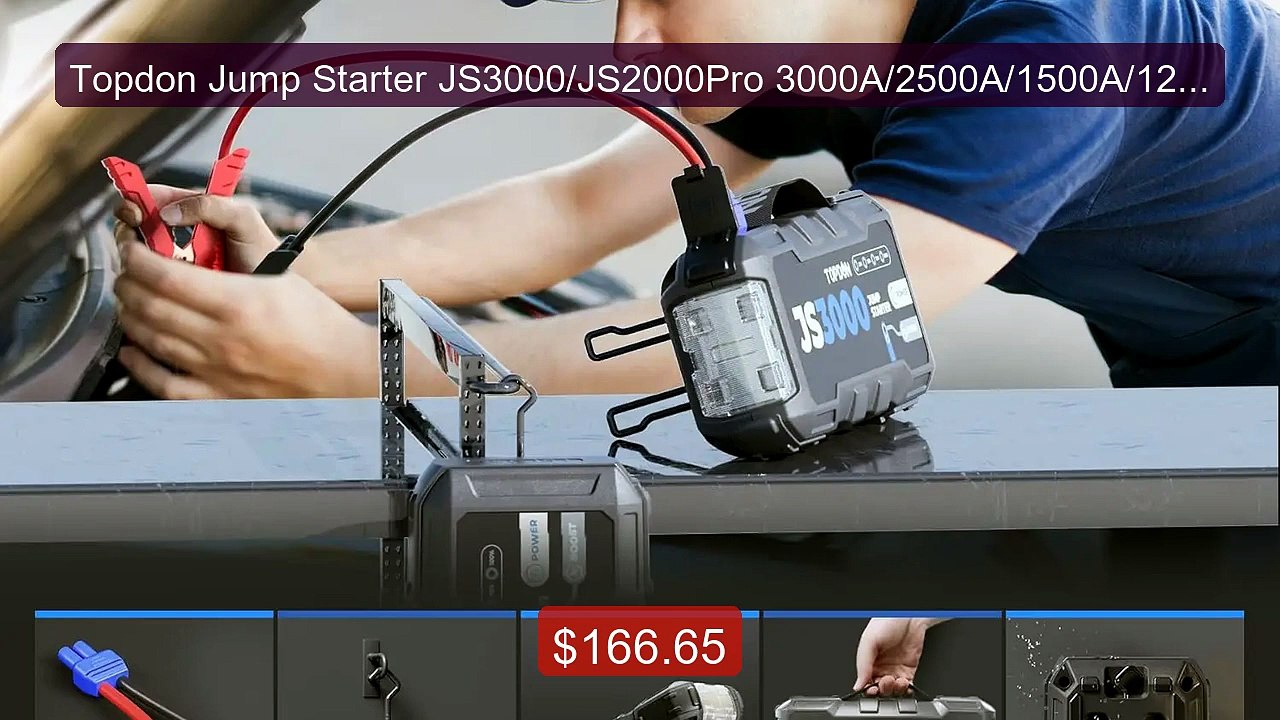 Topdon Jump Starter JS3000/JS2000Pro 3000A/2500A/1500A/1200A P... -- Hot Deal 2026 | Limited Offer!
