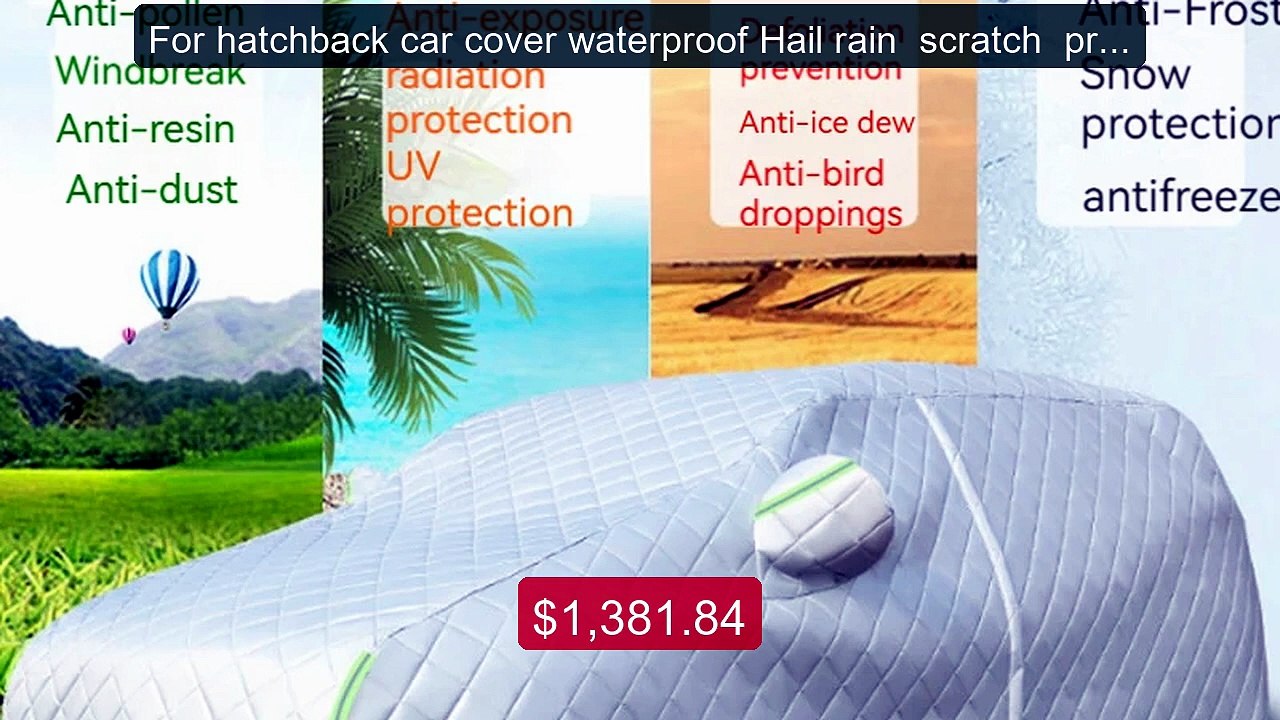 For hatchback car cover waterproof Hail rain  scratch  protection S... -- Top Rated 2026 | Buy Now!