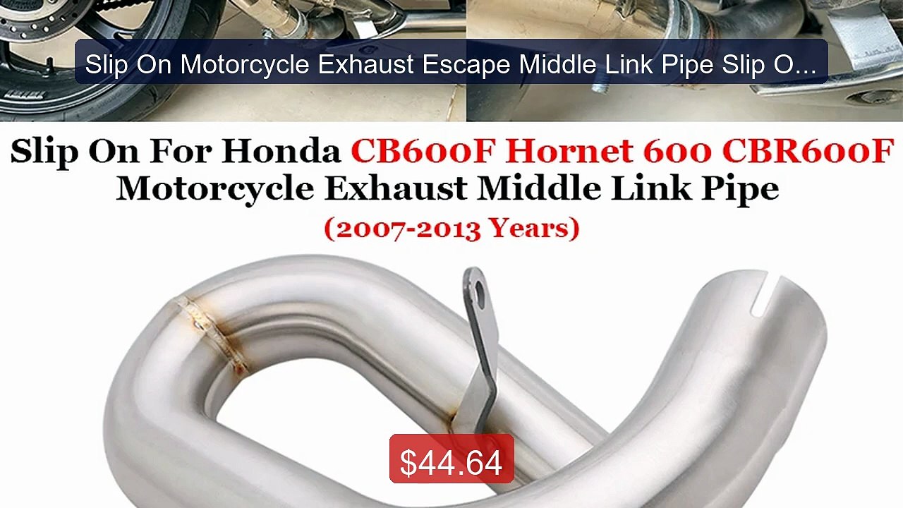 Slip On Motorcycle Exhaust Escape Middle Link Pipe Slip On For Hond... -- Top Rated 2026 | Buy Now!
