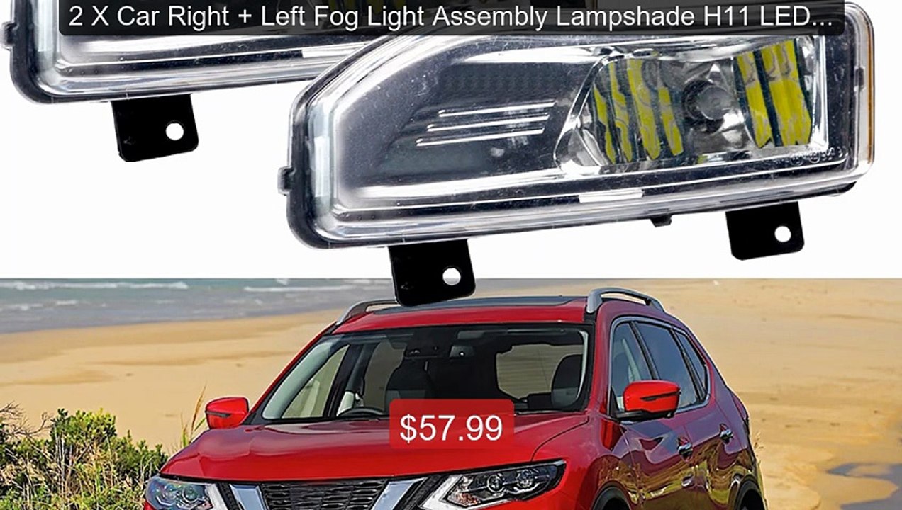 2 X Car Right + Left Fog Light Assembly Lampshade H11 LED Bulb... -- Best Buy 2026 | Great Quality!