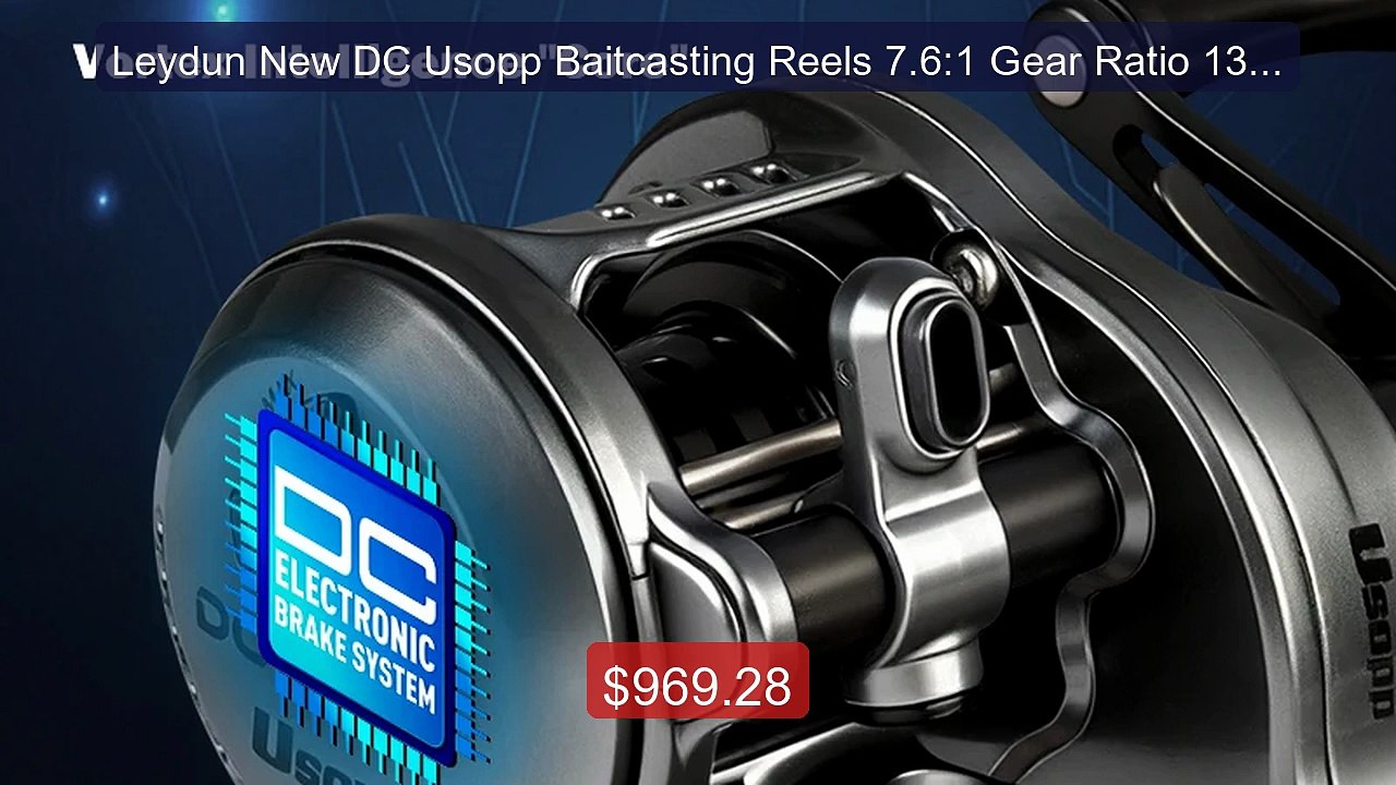 Leydun New DC Usopp Baitcasting Reels 7.6:1 Gear Ratio 134g Ultrali... -- Top Rated 2026 | Buy Now!