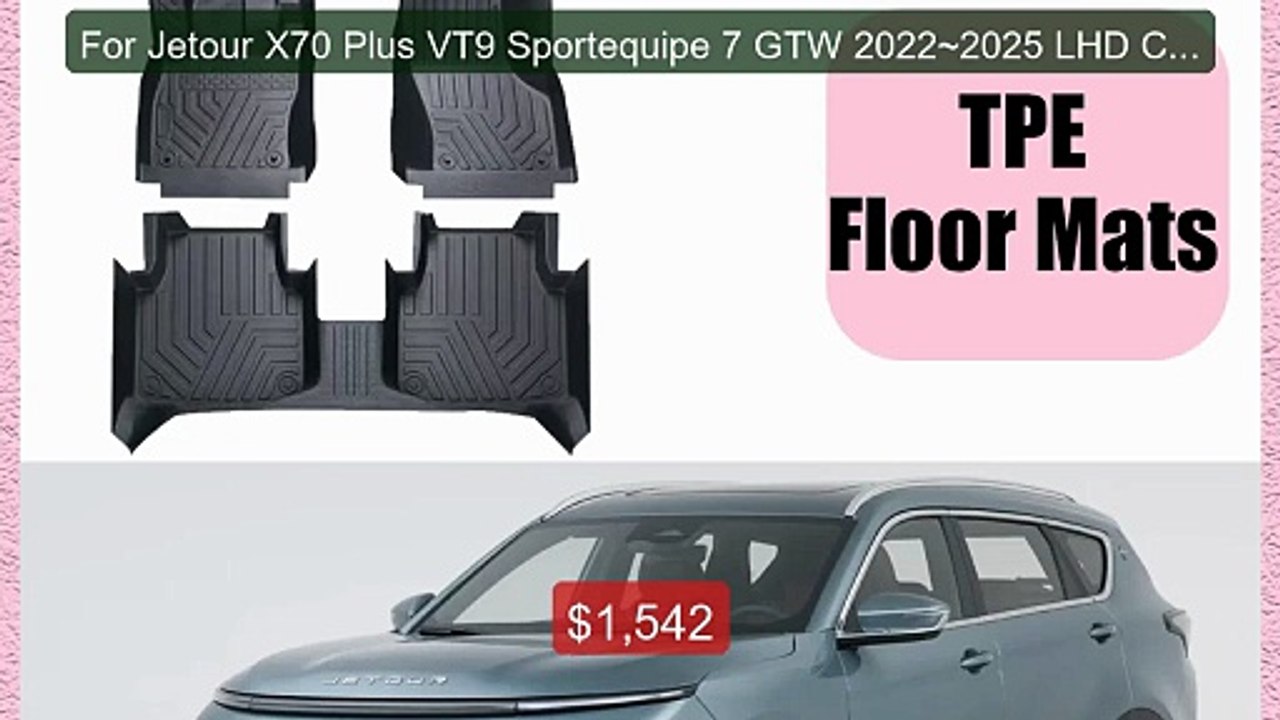 For Jetour X70 Plus VT9 Sportequipe 7 GTW 2022~2025 LHD Car... -- Top Pick 2026 | Unbeatable Price!