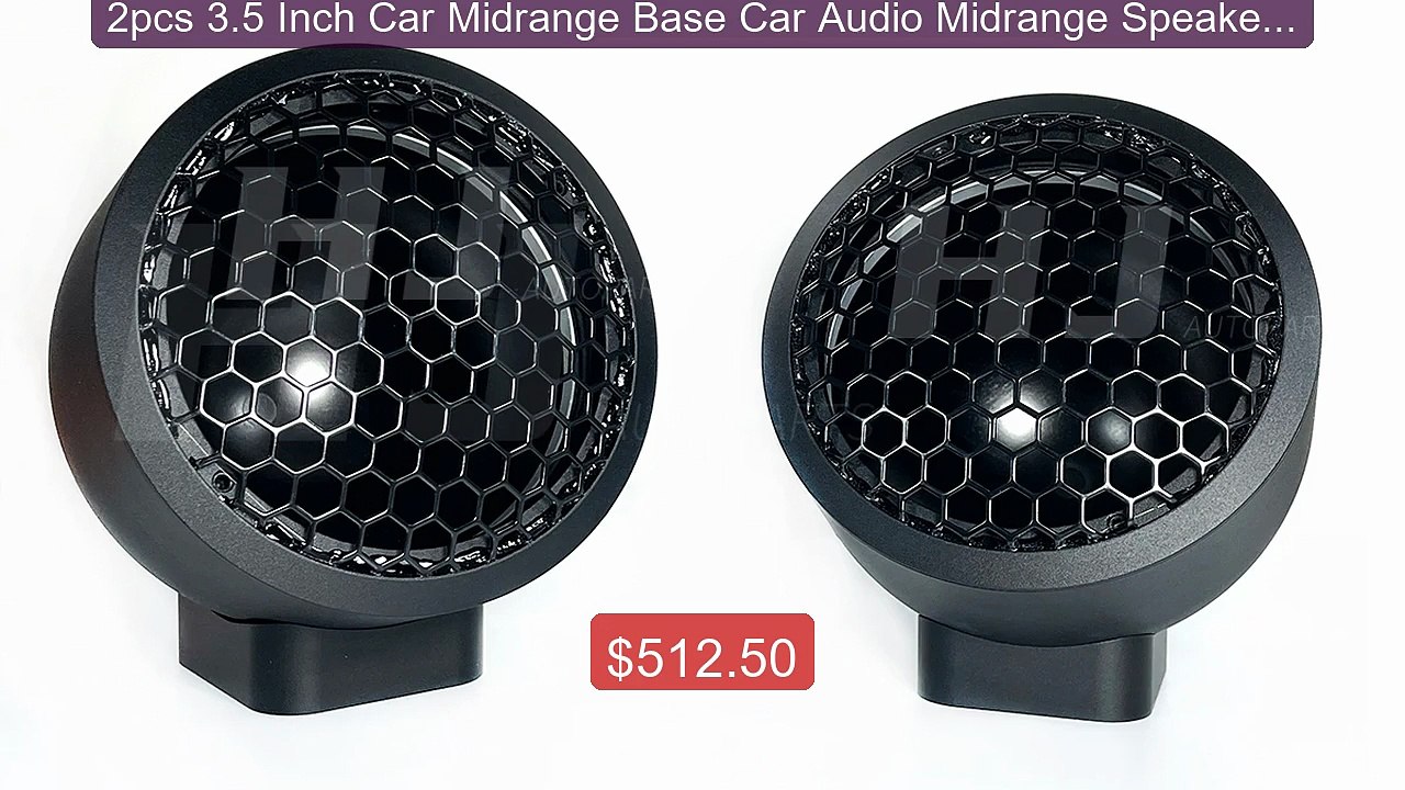 2pcs 3.5 Inch Car Midrange Base Car Audio Midrange Speaker Base Br... -- Best Deal 2026 | Shop Now!
