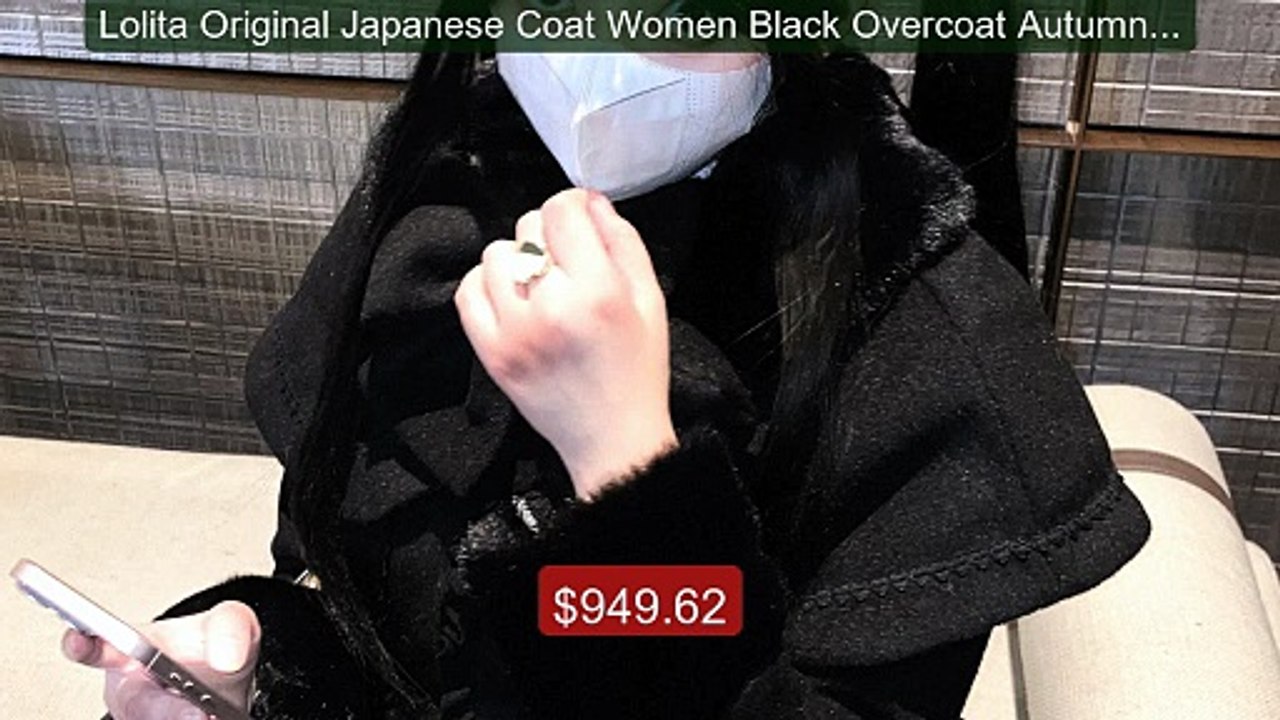 Lolita Original Japanese Coat Women Black Overcoat Autumn a... -- Top Pick 2026 | Unbeatable Price!