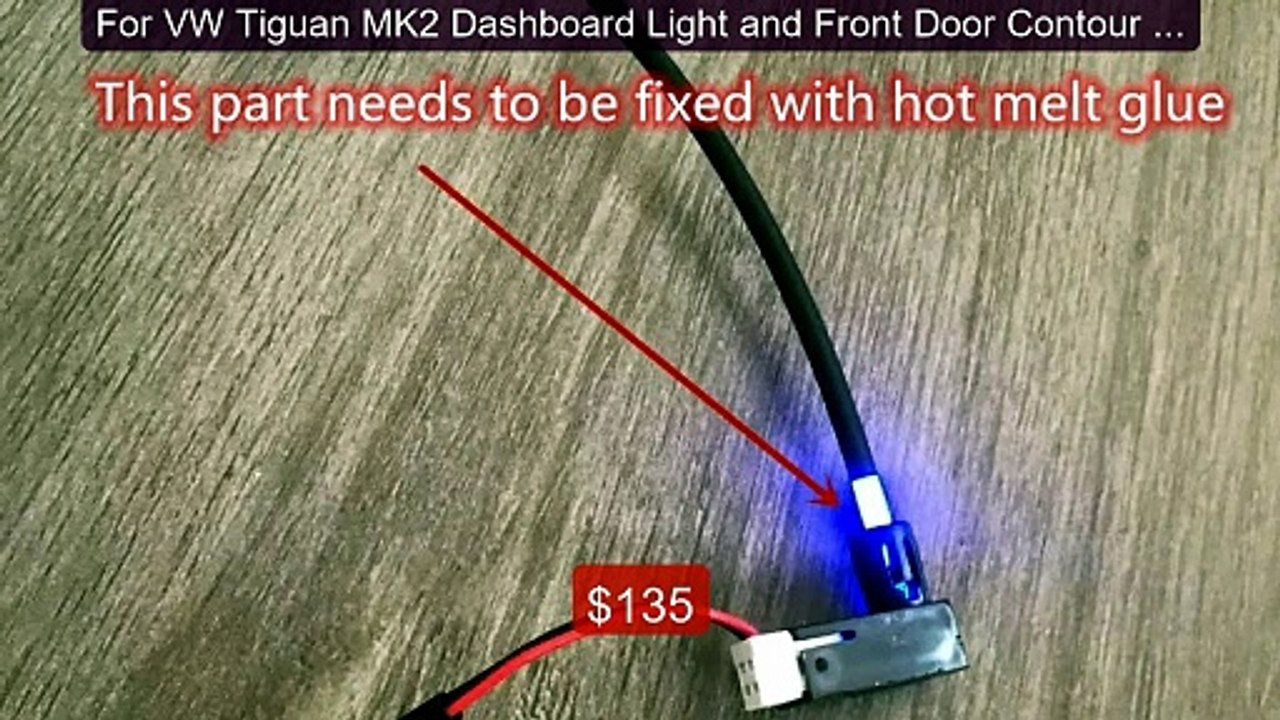 For VW Tiguan MK2 Dashboard Light and Front Door Contour Light Trim... -- Top Rated 2026 | Buy Now!