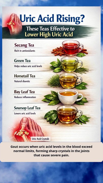 Uric Acid Levels Are Rising This Tea Is Effective at Lowering High Uric Acid Levels