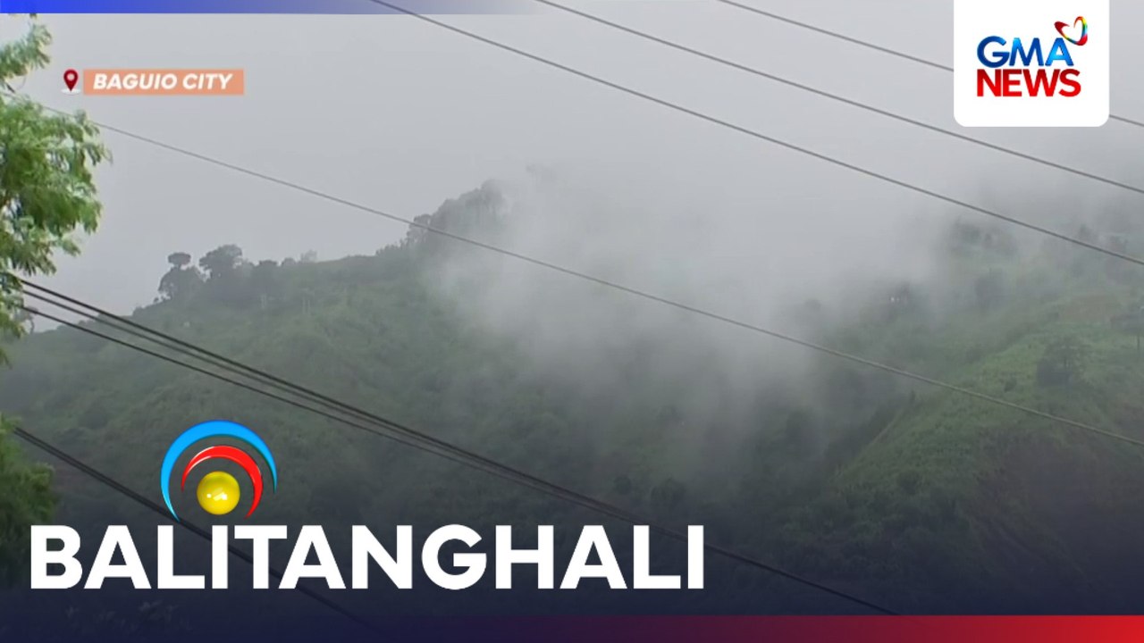 Visibility sa Kennon Road, bumaba dahil sa malakas na ulan | Balitanghali