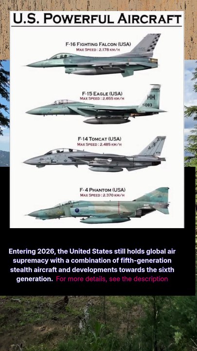 US powerful aircraft
