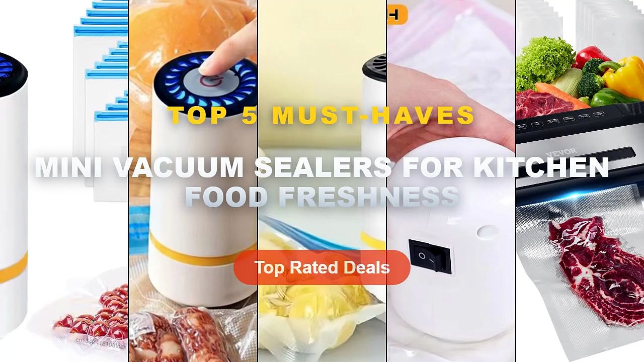 Amazing Mini Vacuum Sealers For Kitchen Food Fr...