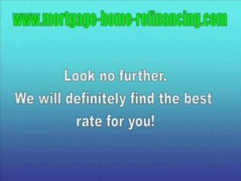 Home Mortgage Refinance