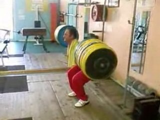 david papo 205 kg squatt nuque