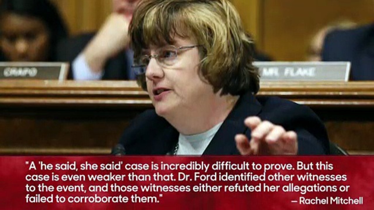 Prosecutor in Kavanaugh Hearing Says She Wouldn't Bring Criminal Charges | THR News [Full Movie]