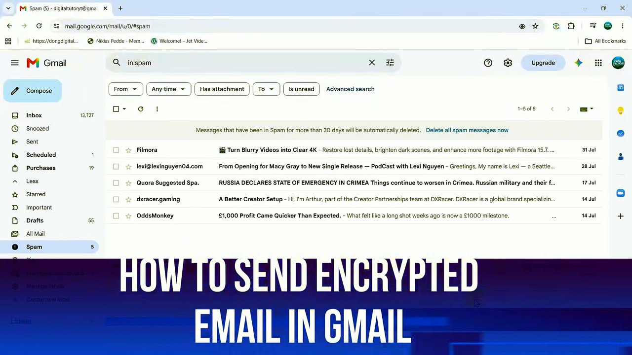 How To Send Encrypted Email in Gmail