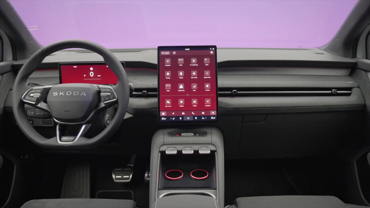Škoda Peaq Sportline Interior Design in Moon White