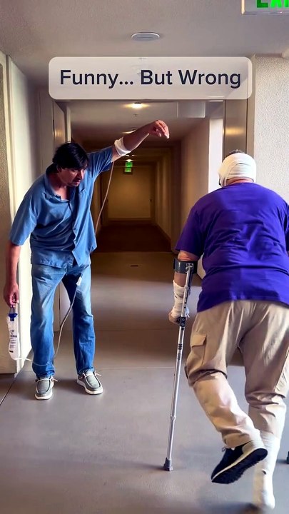 Hilarious Hospital Skit: IV Drip Mix-Up Goes Wrong!