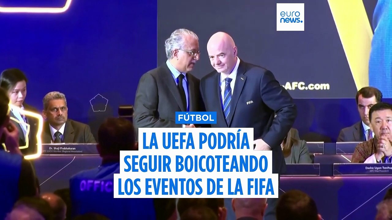 La UEFA mantiene el boicot a eventos de la FIFA: la disculpa de Infantino no cambia nada