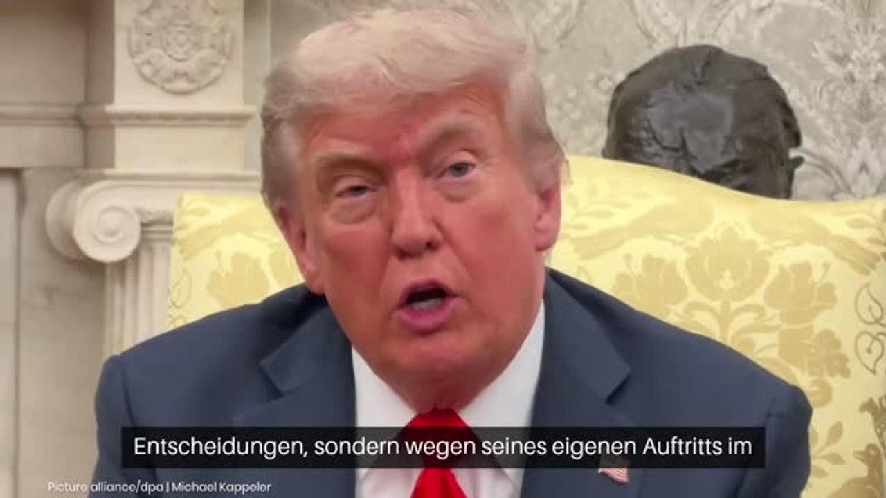 No glomex Verfall von Donald Trump setzt sich fort - plötzlich verschlug es ihm die Sprache