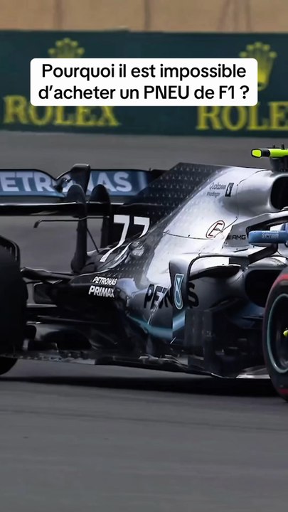 Pourquoi c’est impossible d’acheter un PNEU de F1 ?