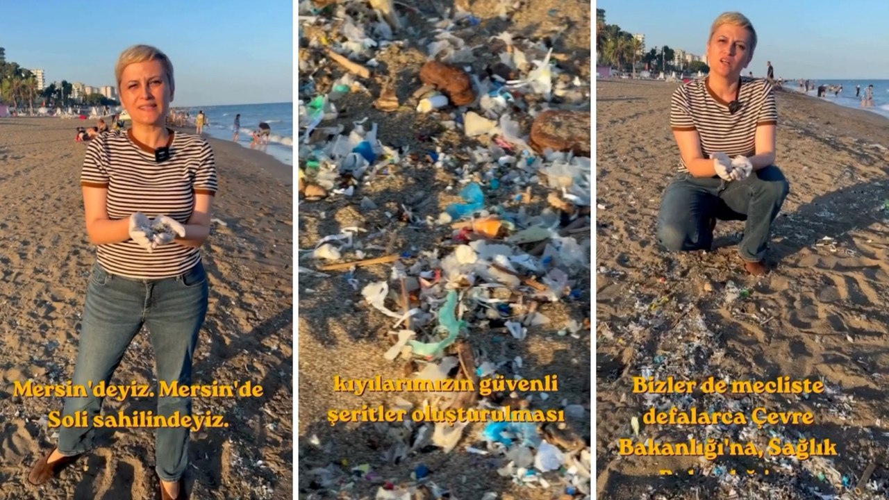 Akdeniz kıyılarında plastik alarmı; DEM Partili...