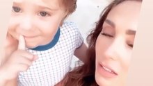 El hijo de Anahí no quiere de las enfrijoladas de su mamá