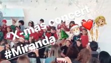 Gabriel Soto se reencuentra con su ex en el festival navideño de su hija