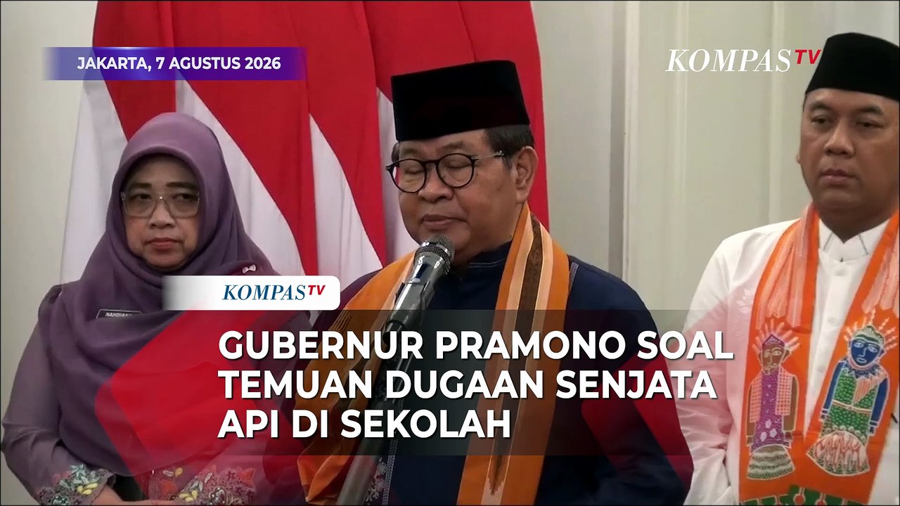 Kata Gubernur Pramono Soal Temuan Dugaan Senjata Api di Sekolah Swasta di Jaksel