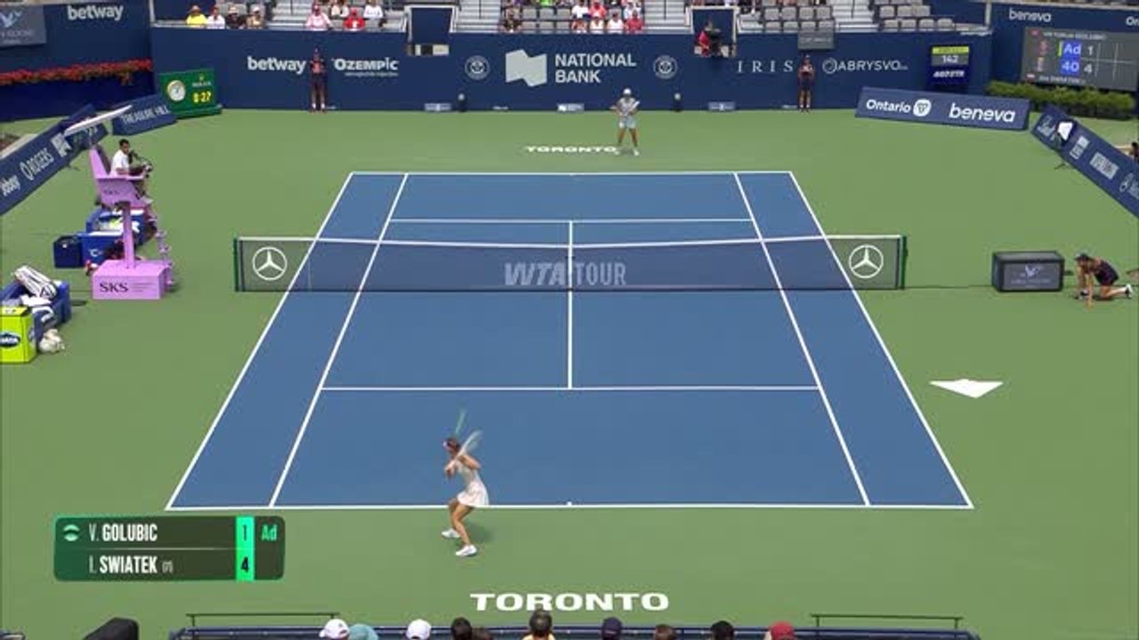 Toronto - Swiatek sans trembler