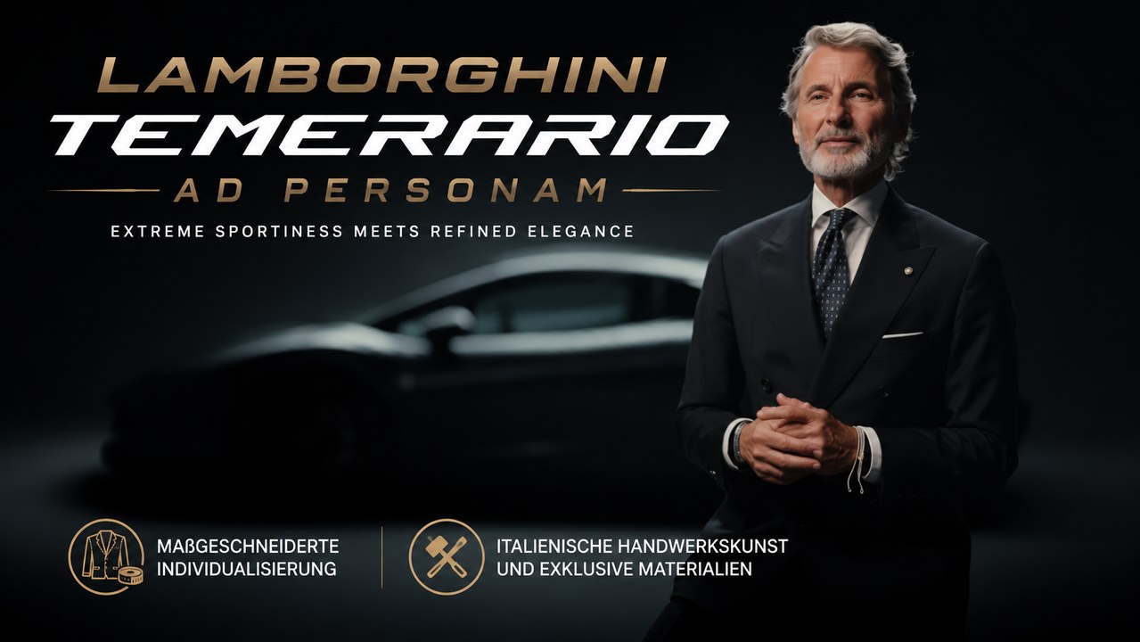 Lamborghini Temerario Ad Personam: Exklusivität bis ins Detail