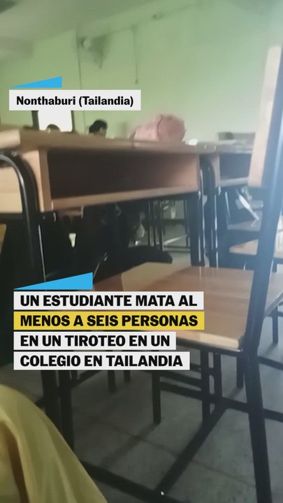 Un estudiante mata al menos a seis personas en un tiroteo en un colegio de Tailandia