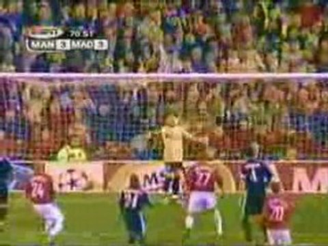 David beckham free kick goal against real madrid