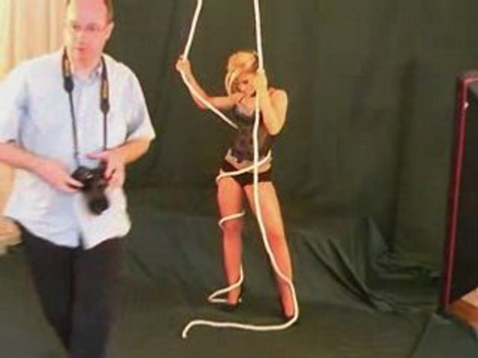 Photoshooting lingerie et corde