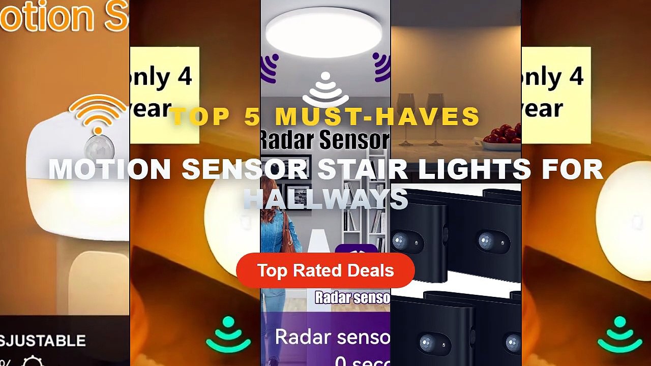 Best Motion Sensor Stair Lights For Hallways on AliExpress | Review - Radar Sensor Light Motion Detection for Garage Roo...