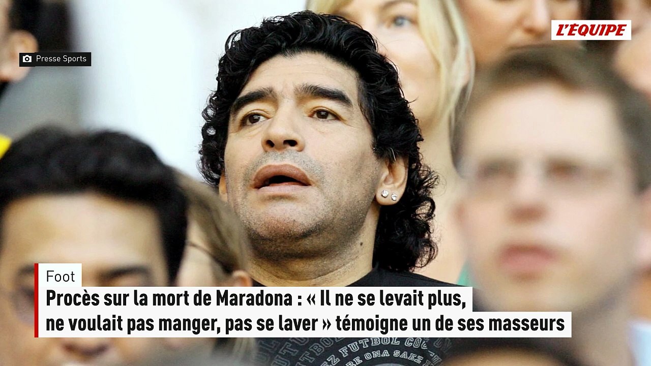 Procès sur la mort de Maradona : « Il ne se levait plus, ne voulait pas manger, pas se laver » témoigne un de ses masseurs - Foot - Justice