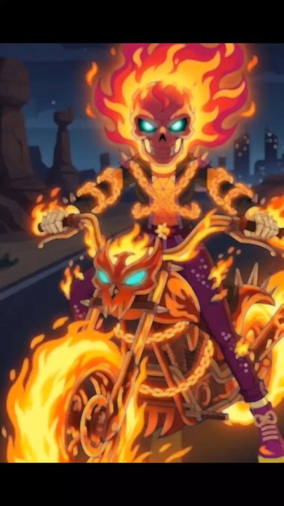 Ghost rider sunset 🌇 shimmer