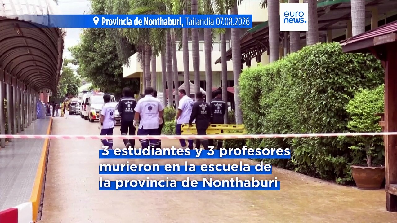 Un tiroteo en un instituto en Tailandia deja al menos 8 muertos y 22 heridos