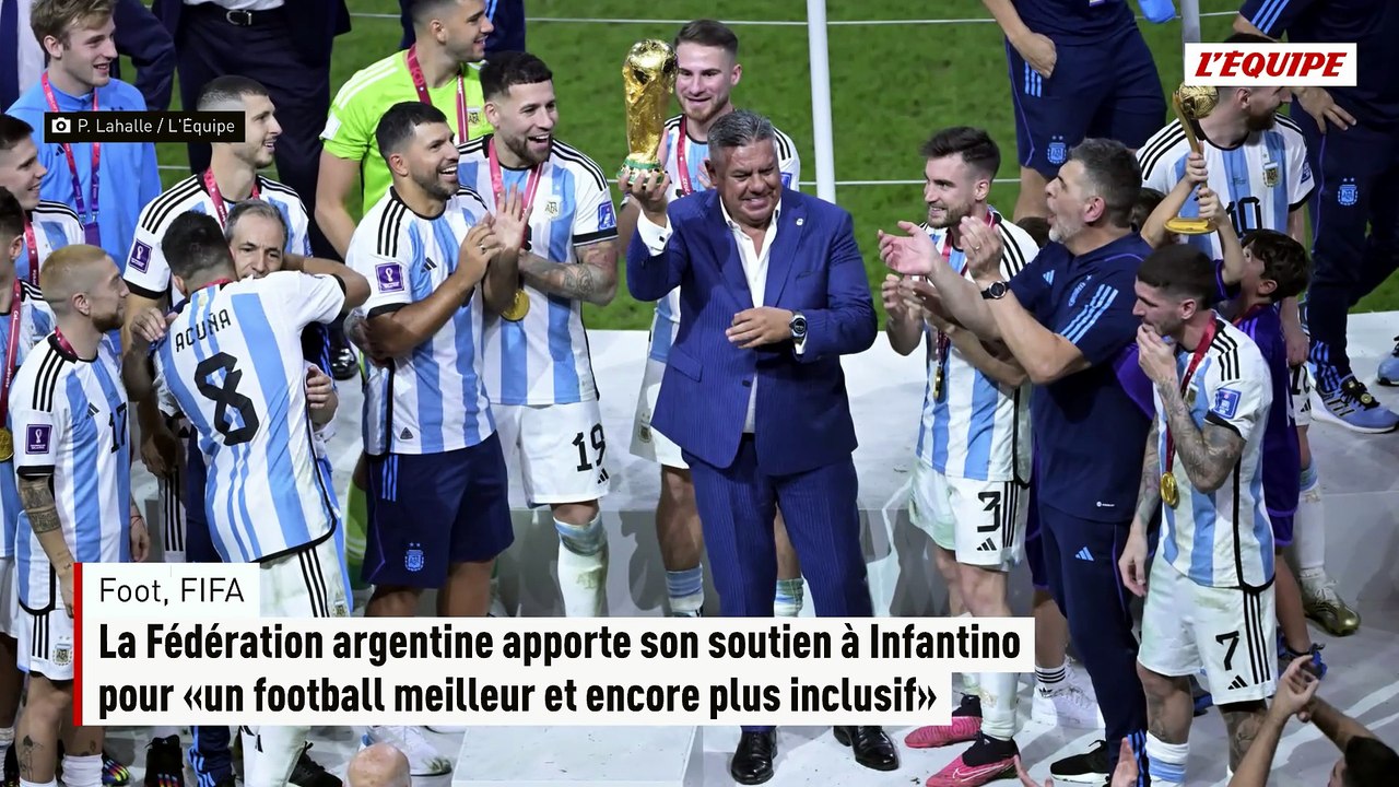 La Fédération argentine apporte son soutien à Gianni Infantino pour « un football meilleur et encore plus inclusif » - Foot - FIFA