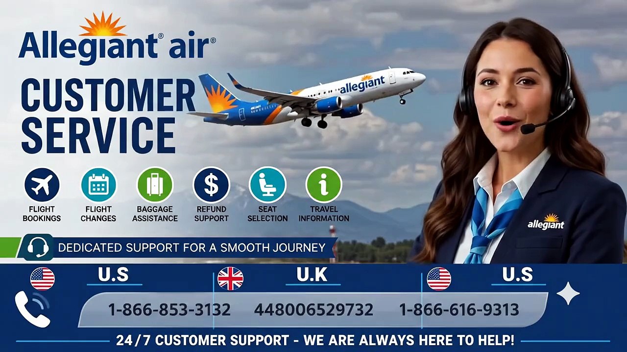 1-866-853-3132 How to Contact Allegiant Air Customer Service Fast (2026)