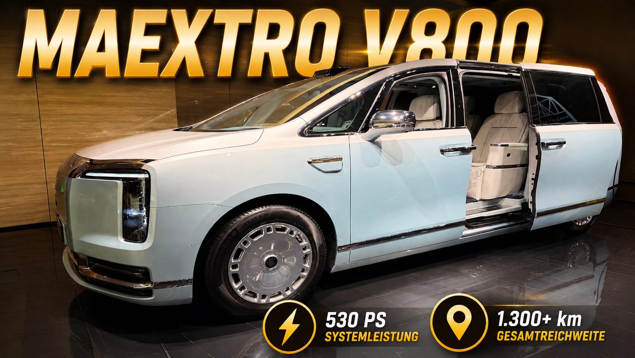 Der Maextro V800 ist eine 530-PS-Luxus-Lounge mit Kaffeemaschine!