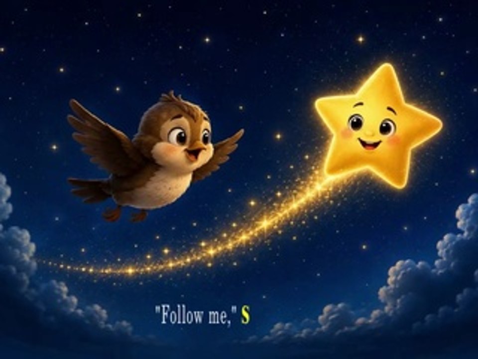 The Little Star and the Lost Bird | Moral stories for Kids | Bedtime Stories for Children ⭐🌙