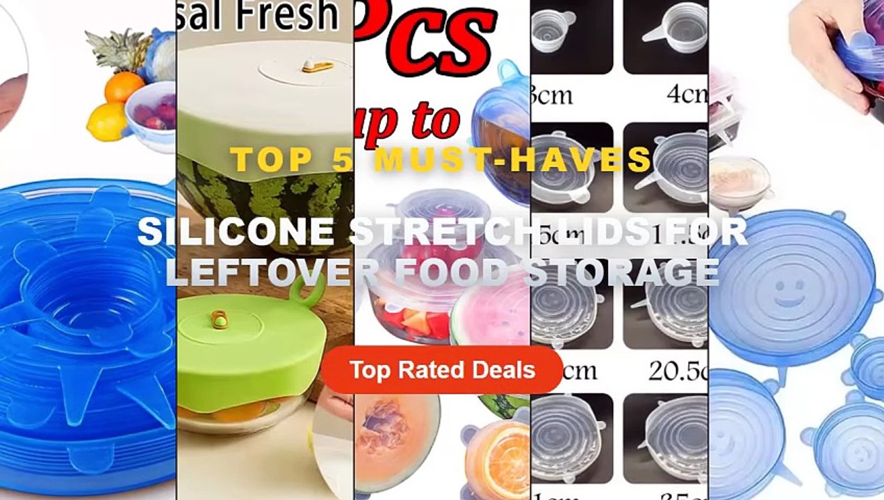 Don't Buy Silicone Stretch Lids For Leftover Food Storage Before Watching This!