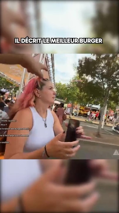 Il décrit le meilleur burger