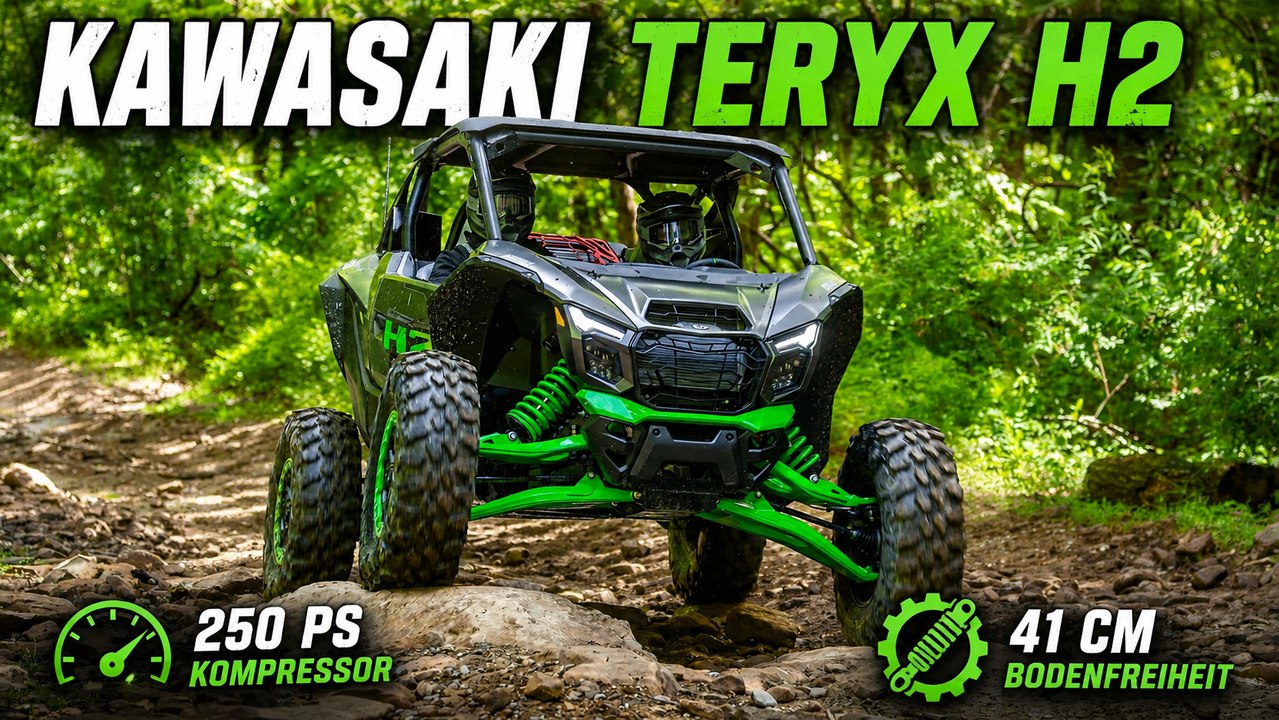 Kawasaki Teryx H2 2027: Neuer Side-by-Side mit 250 PS im Check