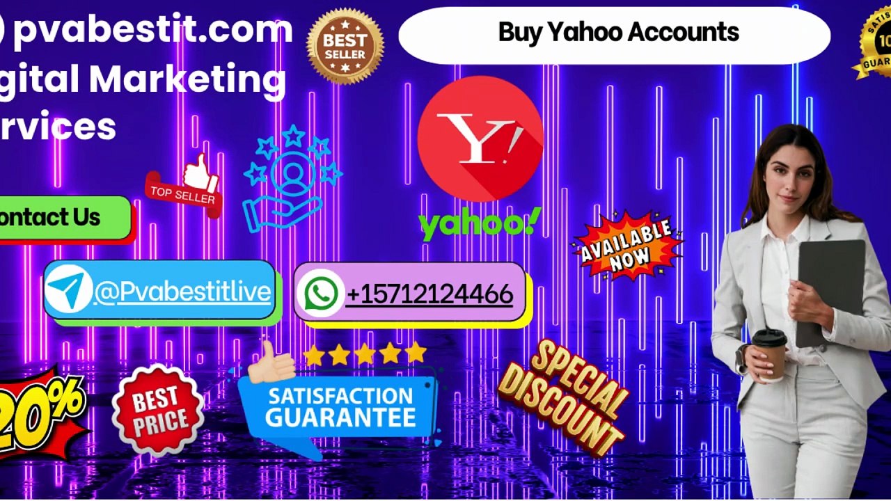 Best 599 Sites to Buy Yahoo Mail Accounts Online (Aged & PVA Accounts)??