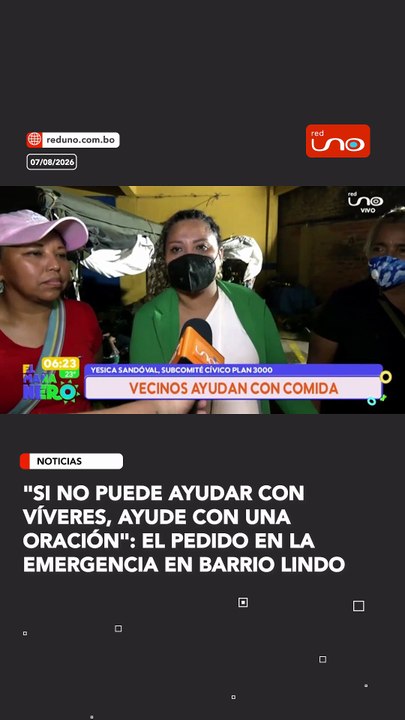 "Si no puede ayudar con víveres, ayude con una oración": el pedido en la emergencia en Barrio Lindo