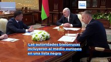 Tsikhanouskaya: "El veto a 'Euronews' en Bielorrusia convierte a su audiencia en blanco de la represión"
