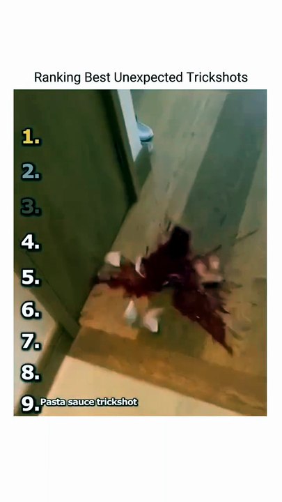 Ranking Best Unexpected Trickshots