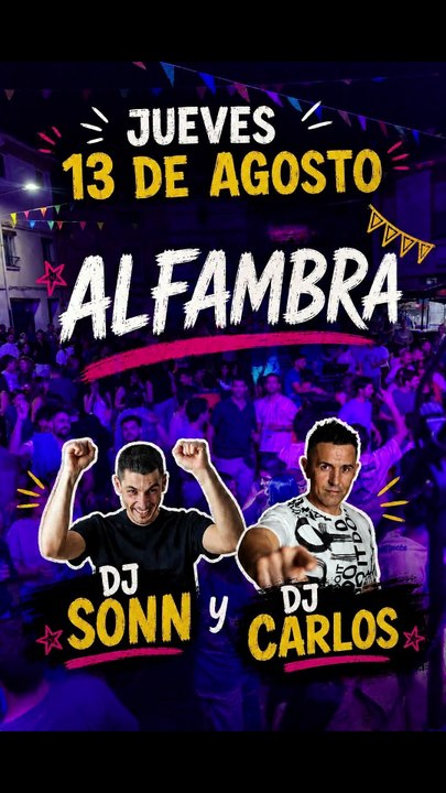 EVENTOS DEL 7 AL 13 AGOSTO