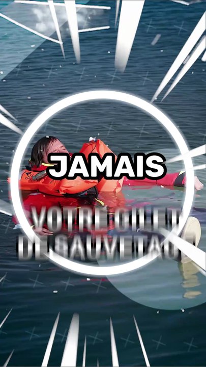Ne gonflez jamais votre gilet de sauvetage avant de sortir de l'avion !